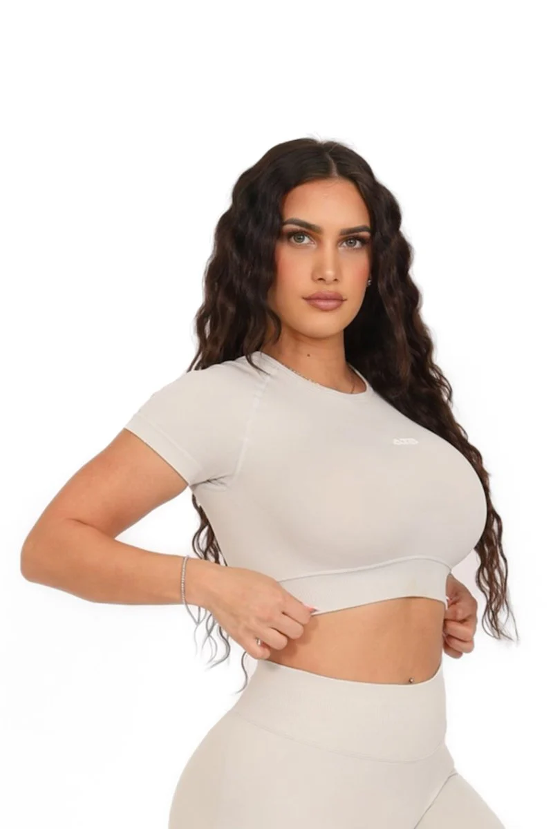 Peachy T-Shirt Crop Top - Image 12