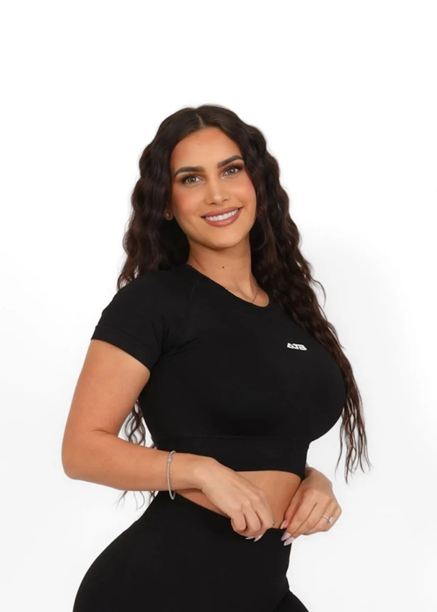 Peachy T-Shirt Crop Top - Image 3