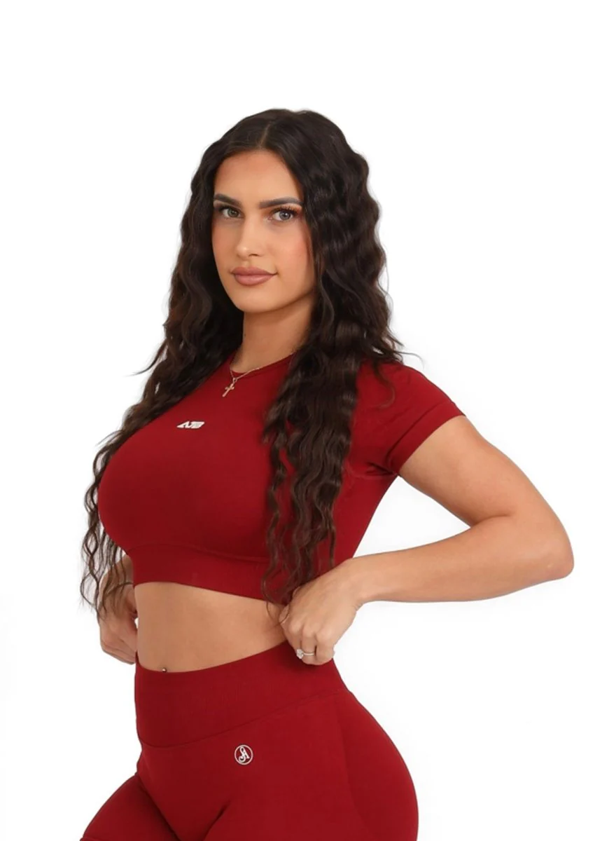 Peachy T-Shirt Crop Top - Image 5