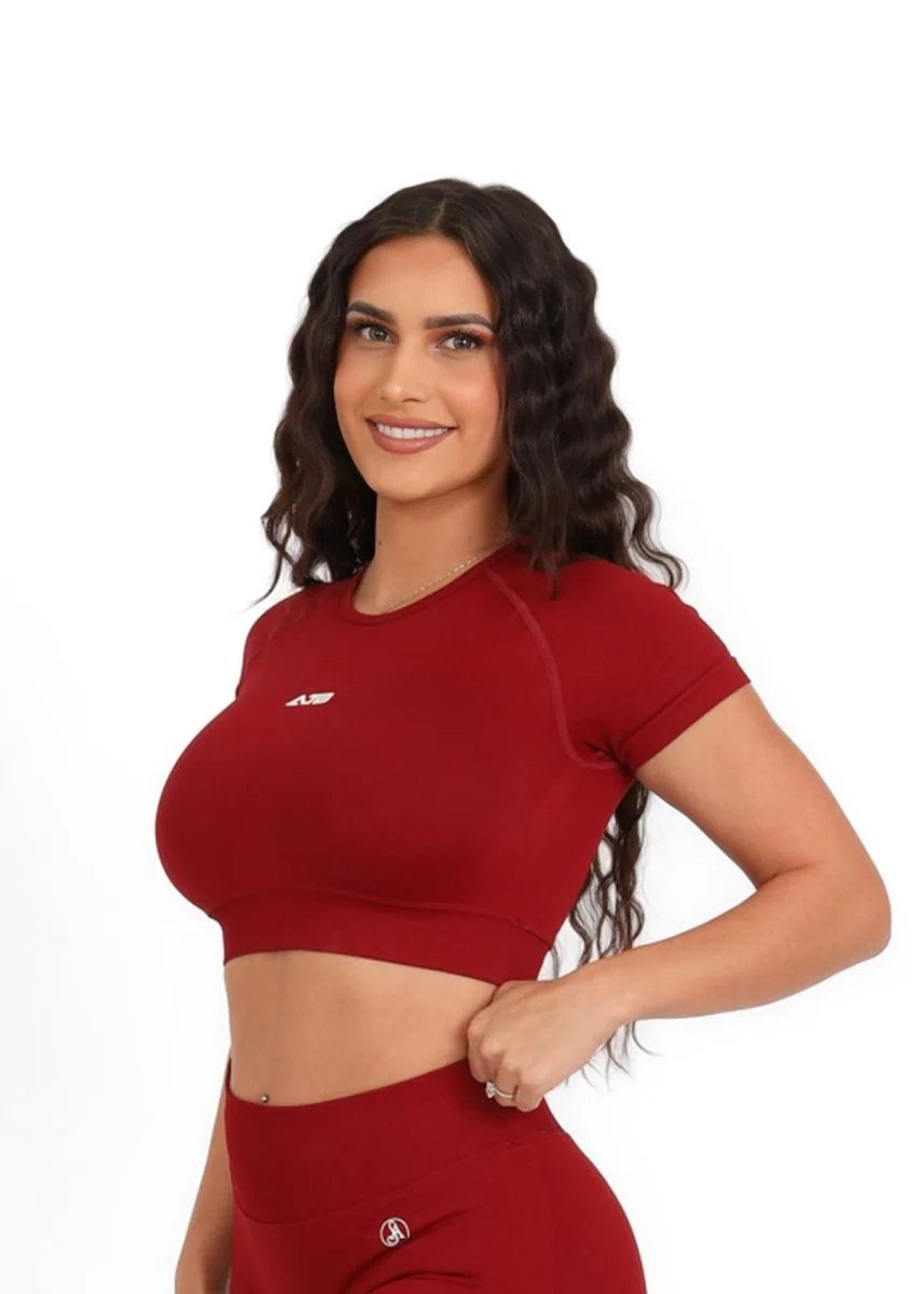Peachy T-Shirt Crop Top - Image 6