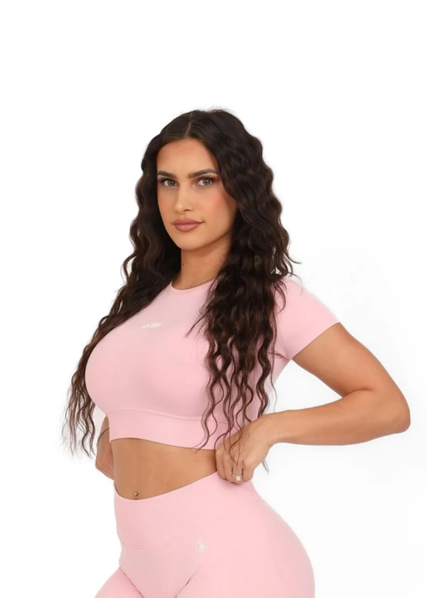 Peachy T-Shirt Crop Top - Image 9