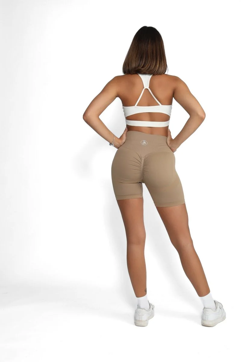 Pure Color Scrunch  Shorts - Image 11