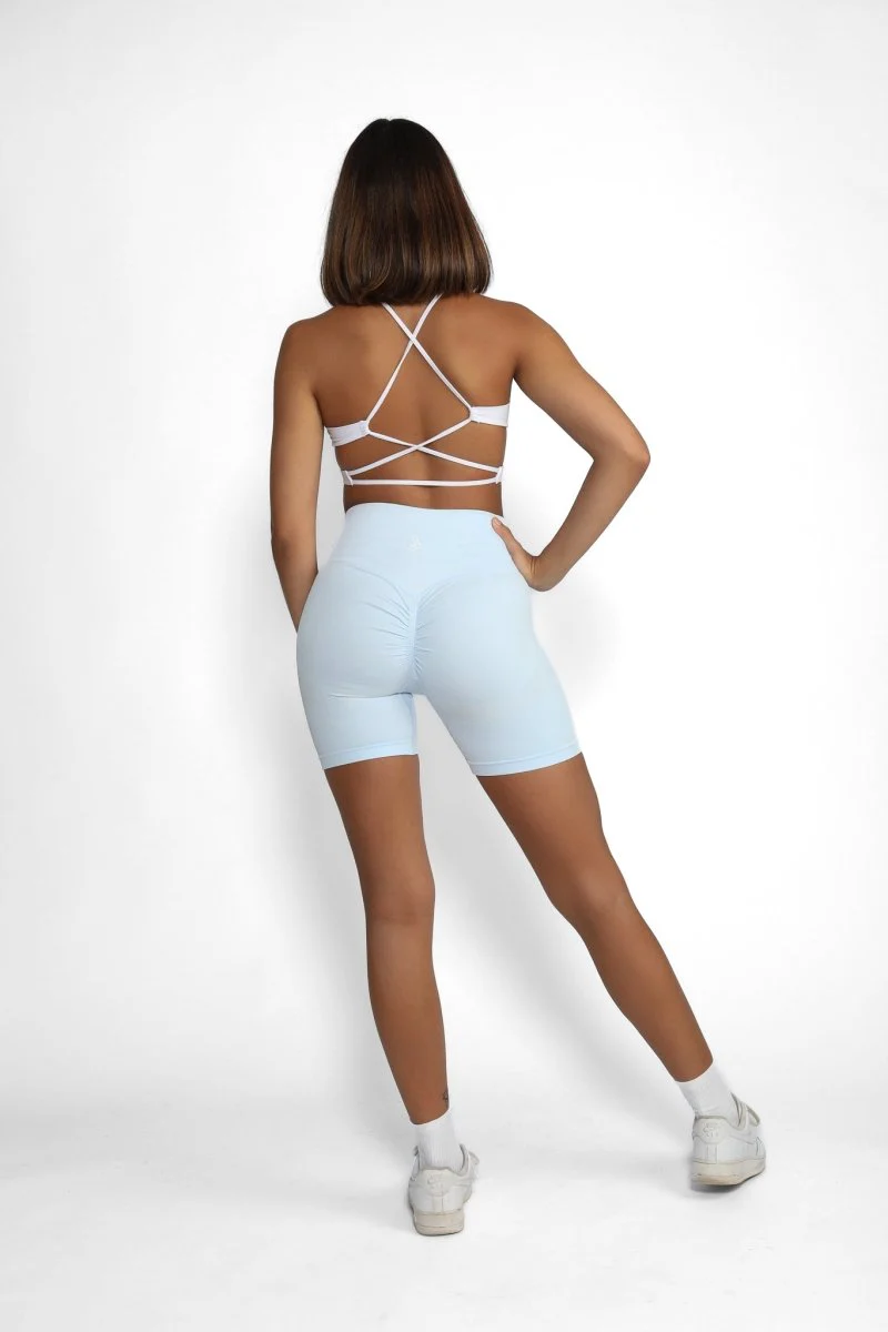 Pure Color Scrunch  Shorts - Image 14