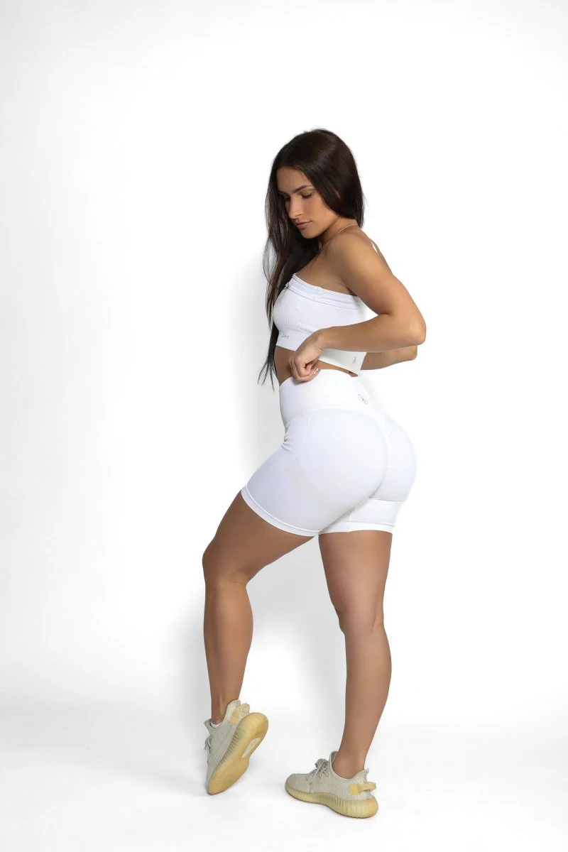 Pure Color Scrunch  Shorts - Image 7