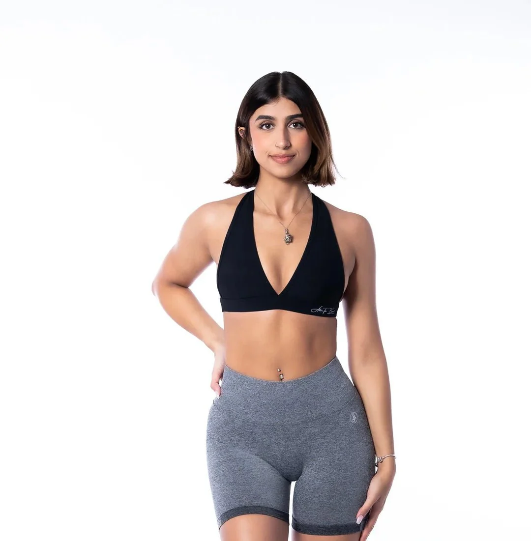 Ribbed Halter Bra - Image 3