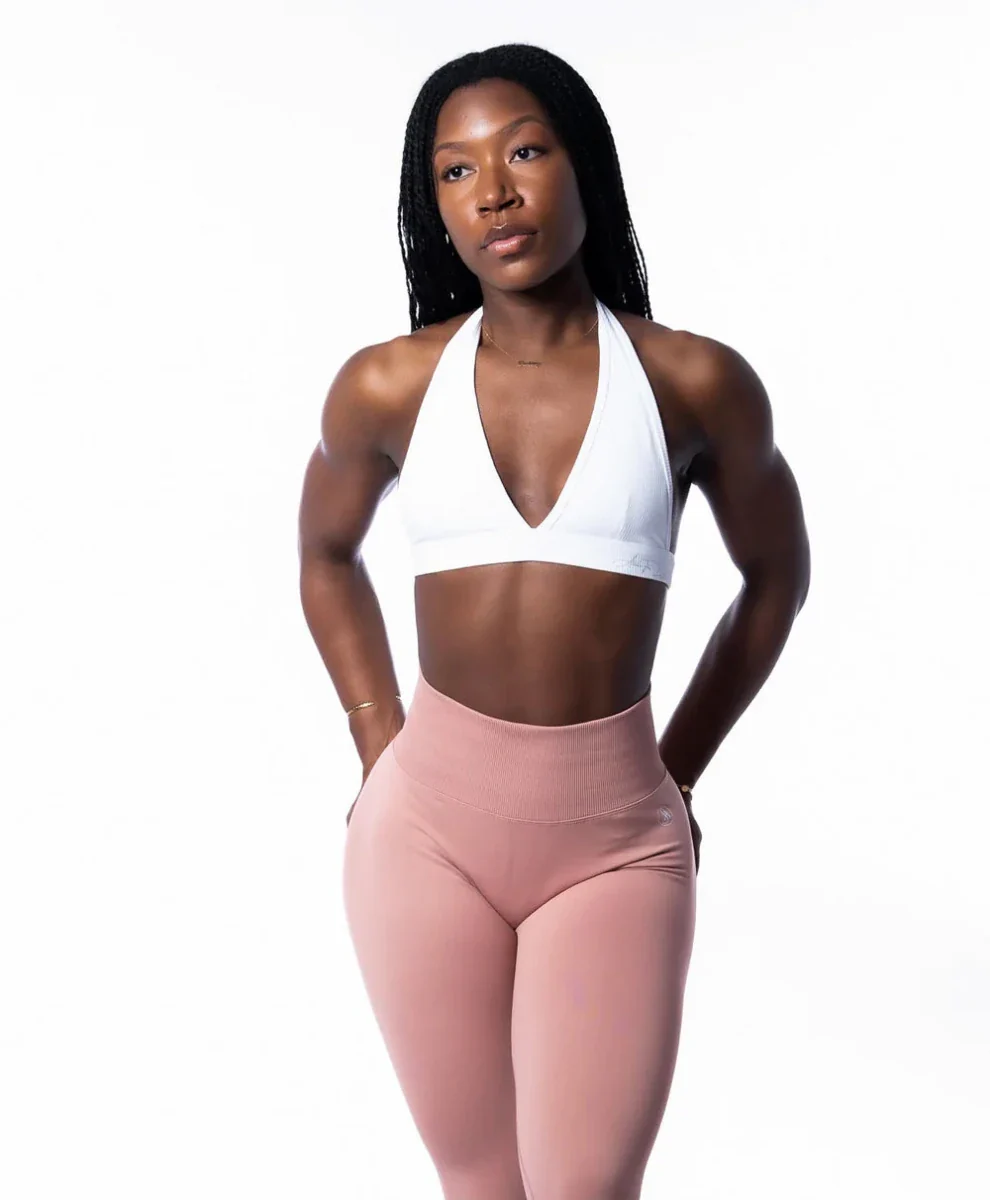 Ribbed Halter Bra - Image 4