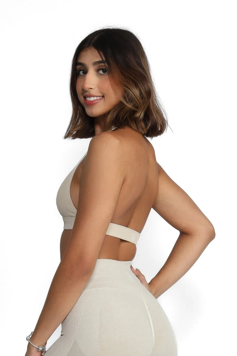 Ribbed Halter Bra - Image 7