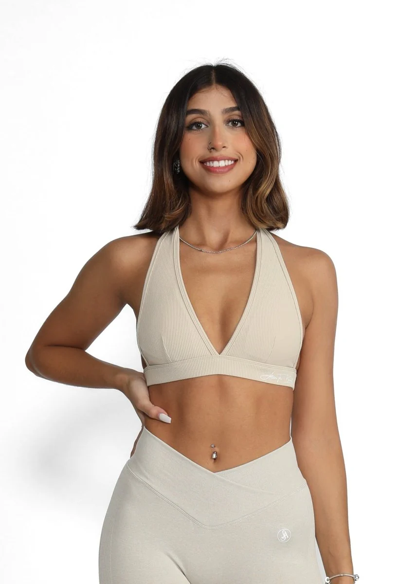 Ribbed Halter Bra - Image 8